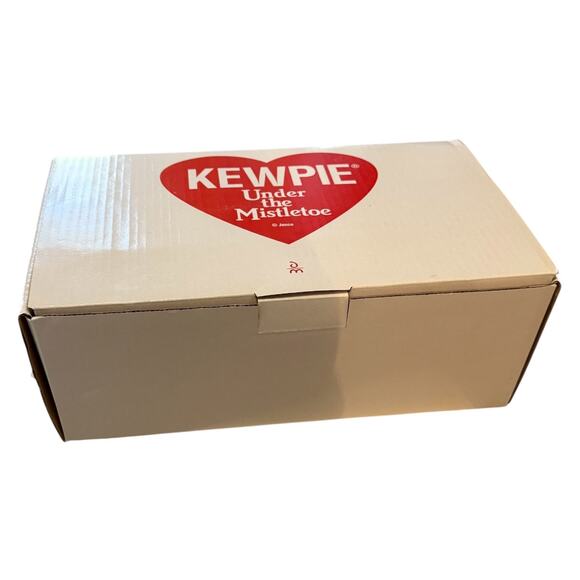 1997 Santa KEWPIE Porcelain Doll Under the Mistletoe by Danbury Mint NRFB - Picture 2 of 12